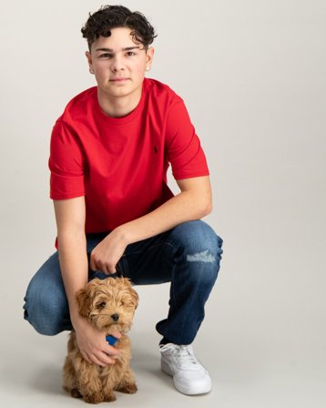 Polo Ralph Lauren Cotton Jersey Crewneck Tee Punainen T-paidat Pojat - Kids Brand Store