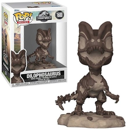 Dilophosaurus (Fossil) Jurassic Park Pop! Movies Vinyl Figur