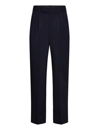 Lindbergh Relaxed Straight Leg Formal Pants - Navy - S