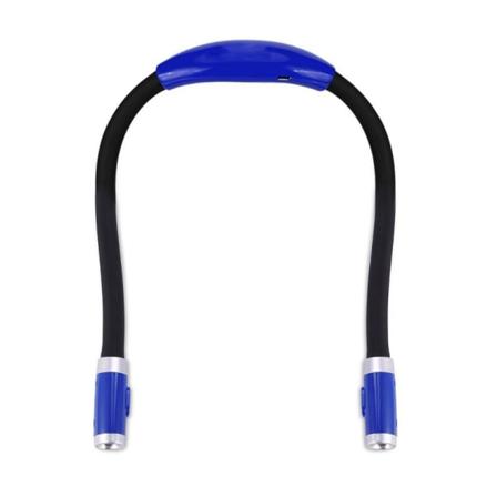 Oppladbar LED-halsleselampe, boklys for lesing i