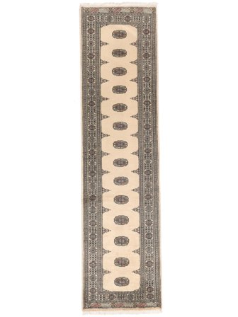 Tapis Pakistan Boukhara 2Ply 80X309 De Couloir Marron/Beige (Laine, Pakistan)