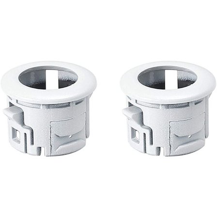 Car Bumper Parkering Assist Sensor Holder Beslag 89348-33010 til 4Runner ES350 HS250H, 2 stk Hvid