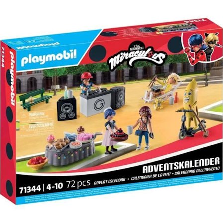 PLAYMOBIL 71344 Miraculous Adventskalender, 24 overraskelser, 72 dele, Fra 4 år