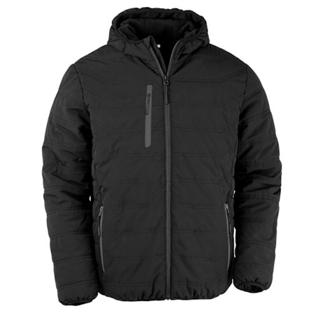 Result Genuine Recycled Mens Compass Padded Jacket M Black