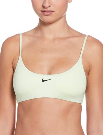 NIKE SWIM Nike Essential Bralette Bikini Top - Green - S