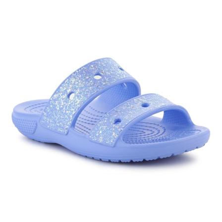 Tofflor Crocs Classic Glitter Sandal Kids Blå 37