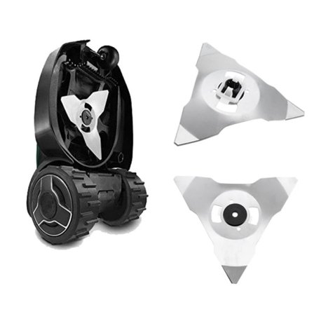 2-pak reservedele til Robomow robotplæneklipper RS TS MS RC TC MC rustfrit stål modeller