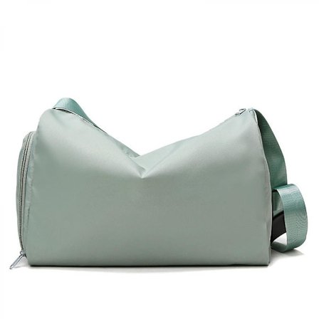 Sports Duffle Bag Leisure Wet And Dry Separation Sports Messenger Bag, Waterproof Oxford Cloth Weekender Handbag (green)