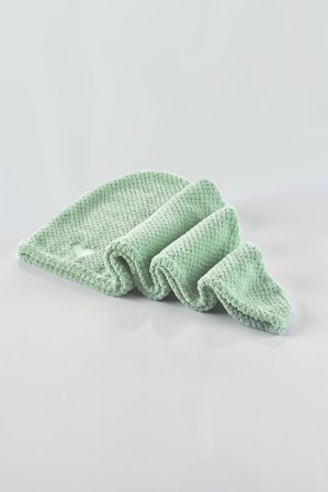 Yuaia Haircare Microfiber Hair Turban Grøn, Hår, Børster & Accessories, Hårturban