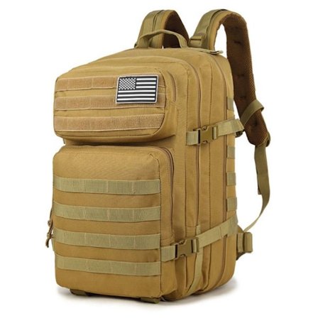 Militær taktisk ryggsekk Army Molle Bag KHAKI KHAKI