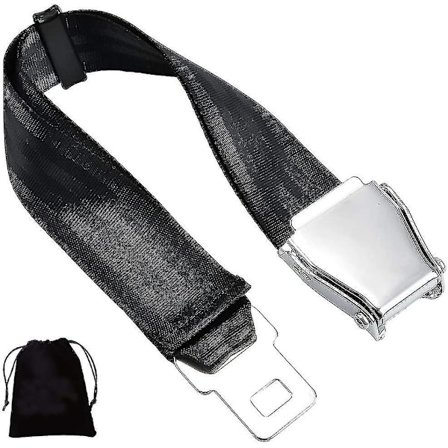 Flybæltesforlænger E4-certificeret, justerbar fra 15,2 cm til 81,3 cm