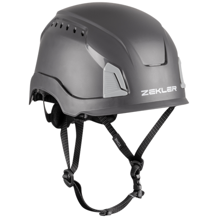 Zekler Zone Standard Grafitgrå Skyddshjälm med 12 ventilationshål Grafitgrå, Huvudskydd