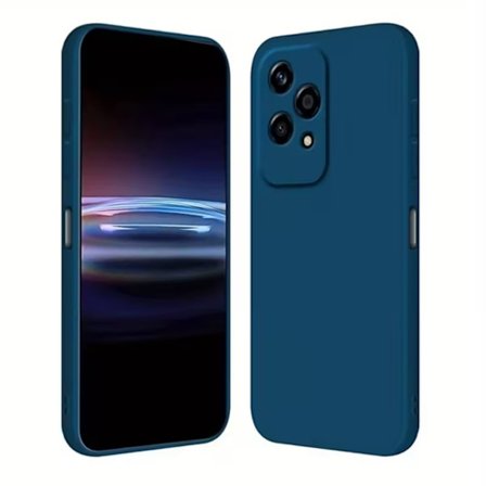 Honor 400 Smart - Matt TPU Mjuk Skal - mörkblå