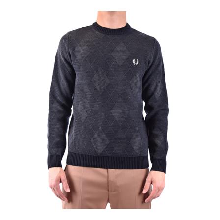 Fred Perry, Sweaters Blauw, Heren, Maat:S