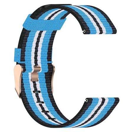 19mm urheilullinen kudottu nailoninen kangasranneke Xiaomi Haylou Solar LS01/ID205/Willful SW021 -kelloon