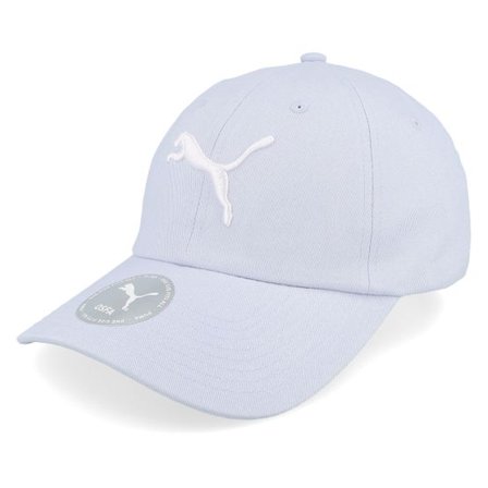 Puma - Blå unconstructed Keps - Essential Puma Cat Bb Cap Blue Dad Cap @ Hatstore