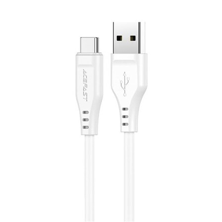 Acefast 3A USB-A Till USB-C 1.2m - Vit