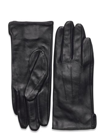 Carla Accessories Gloves Finger Gloves Svart Kessler*Betinget Tilbud