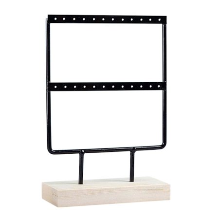 Opbevaringsstativ til øreringe - Sort