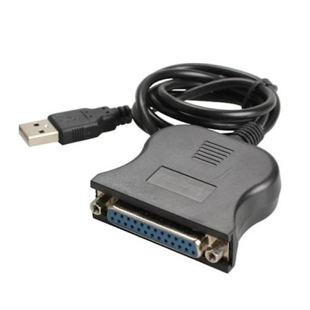 USB Hane till 25-hona port skrivare parallell omvandlare kabel 25-pin adapter sladd