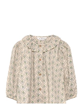 Mango | Blouse With Peter Pan Collar | 3-4