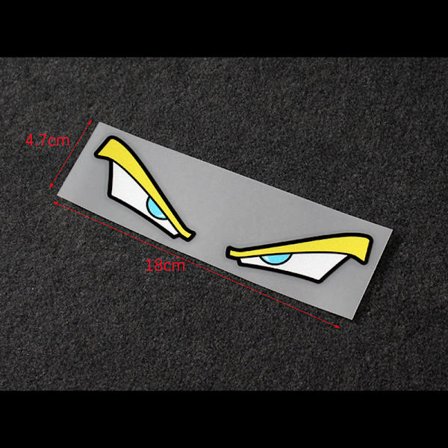 Devil eyes bilklistermærker bilhjelm elbil motorcykel refl