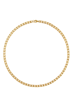 Mockberg Infinity Gold Necklace Smycken & klockor Dam Guld ONESIZE