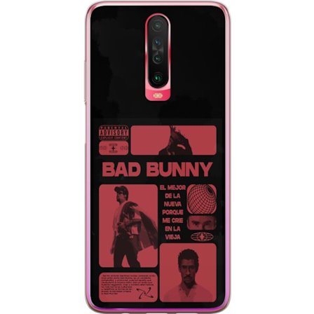 Kompatibel Mobilcover til Xiaomi Redmi K30 Bad Bunny NFL-inspireret skjoldlogo med amerikansk fodbold og stjerner