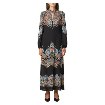 Etro Dress , Zwart , Dames , Maat: M Maxi jurken