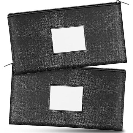 Pengeposer med lynlås - Sikre, holdbare bankposer