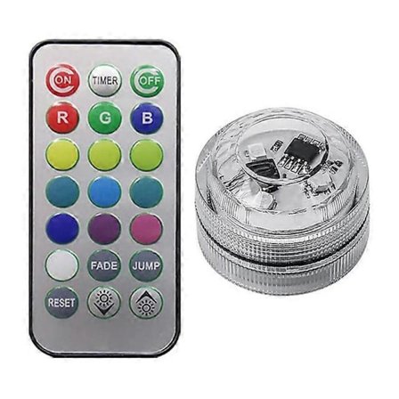 LED Bil Interiör Ambient Belysning Fjärrkontroll Med Batteri Bil LED Fot Atmosfär Lampa Trådlös Självhäftande Färgglad Ambient Belysning