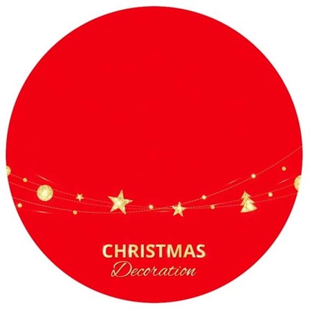 Mordely 90 cm julgranskjol Cover tecknad tomte