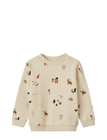 Liewood Thora Printed Sweatshirt - Cream - 50/56