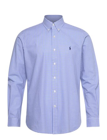 Polo Ralph Lauren Custom Fit Stretch Poplin Shirt - Blue - M
