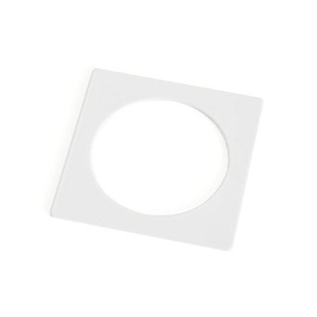 Rahmen UNIFY für Tischnetzteil, ø 79 mm, weiß