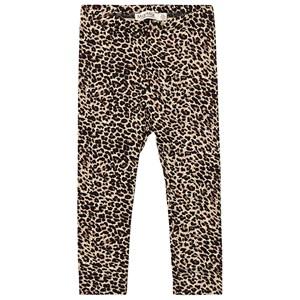 Kids - MarMar Copenhagen Beige Leo Leggings 10 Years/ 140 cm - Bottoms - 10 years - Brown