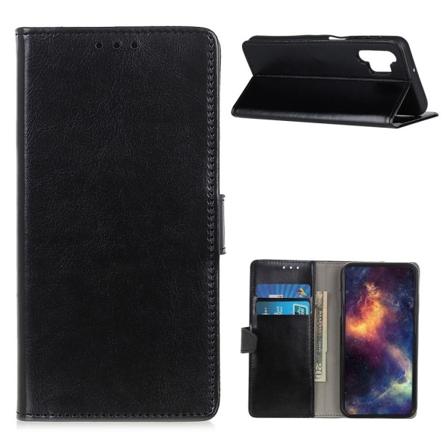 Samsung Galaxy A32 5g - Crazy Horse Fodral - Svart Black Svart