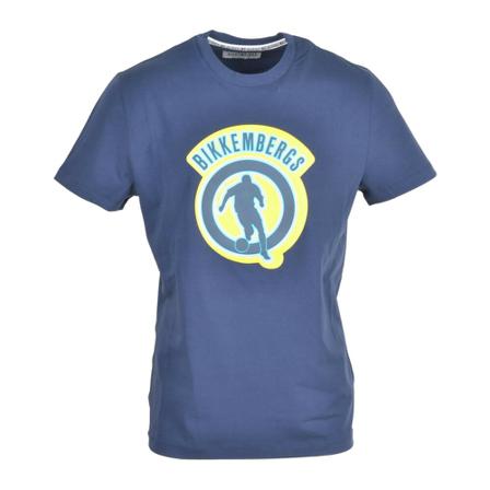 Bikkembergs, T-Shirt Blauw, Heren, Maat:S