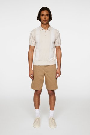 J.Lindeberg - Reymond Stripe Knit Polo - Fashion - Grey - Men - XXL