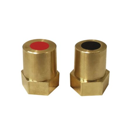 2pcs Car Battery Terminal Connector Clamp M10 M8 Brass Stud