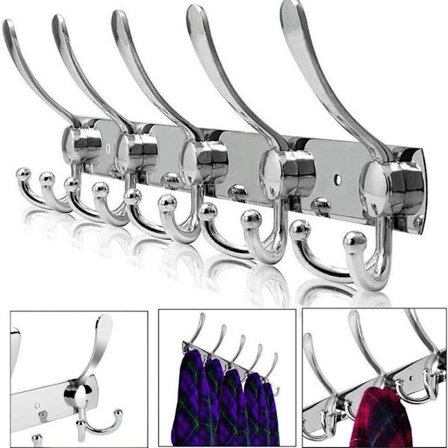 Duschhuvud, stort fyrkantigt duschhuvud med kontroll, högtrycksduschhuvud med 6 Du