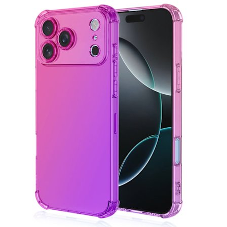 iPhone 17 Pro Max - Skyddande Gradient Färgade Silikonskal