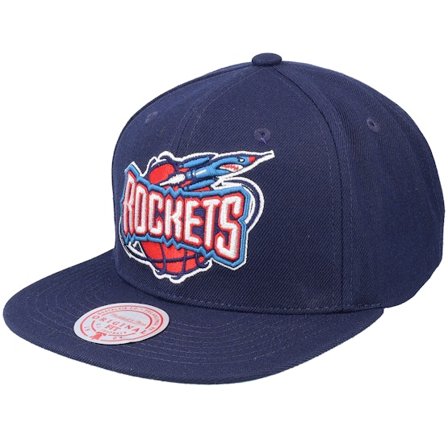 Mitchell & Ness - NBA Blau Snapback Cap - Houston Rockets Team Ground 2.0 Navy Snapback @ Hatstore