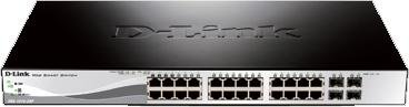 D-LINK Web Smart Switch 24x10/100/1000 +4 SFP