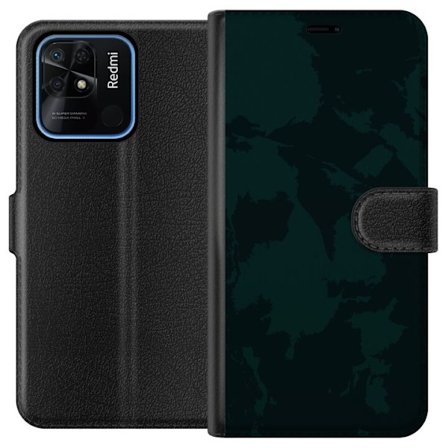 Kompatibelt Plånboksfodral till Xiaomi Xiaomi Redmi 10C Grönt.