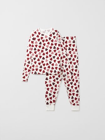 Todelt pyjamas voksen - L - barneklær - white - Polarn O. Pyret