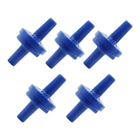 5 stk Luftpumpe Sjekk for ventil plast tilbakeslag for ventil Enveisstopp for ventil for fisk til tank Akvarium Vannluft