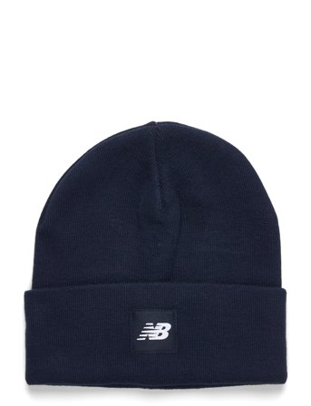 New Balance Cuffed Beanie Flying Nb Logo - Navy - ONE SIZE