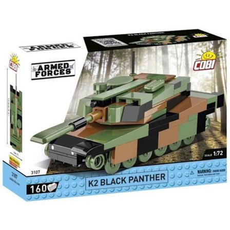Modell - COBI - K2 BLACK PANTHER - 160 dele - Skala 1:72 - Moderne kampvogn