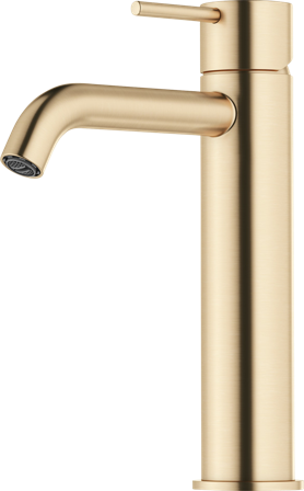 Mora INXX II soft medium Tvättställsblandare borstad mässing PVD, Badrum